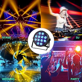 Amazon.co.jp: LED パーライト 80W ステージライト 12 LED RGBW